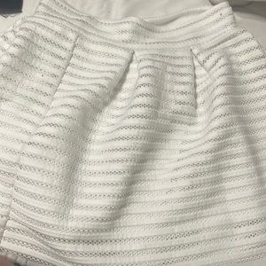 White Mini Skirt